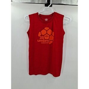 Youth Boys Umbro Attitude Streeky Soccer Muscle Tee Tank Top -‎ Sz XL (18)